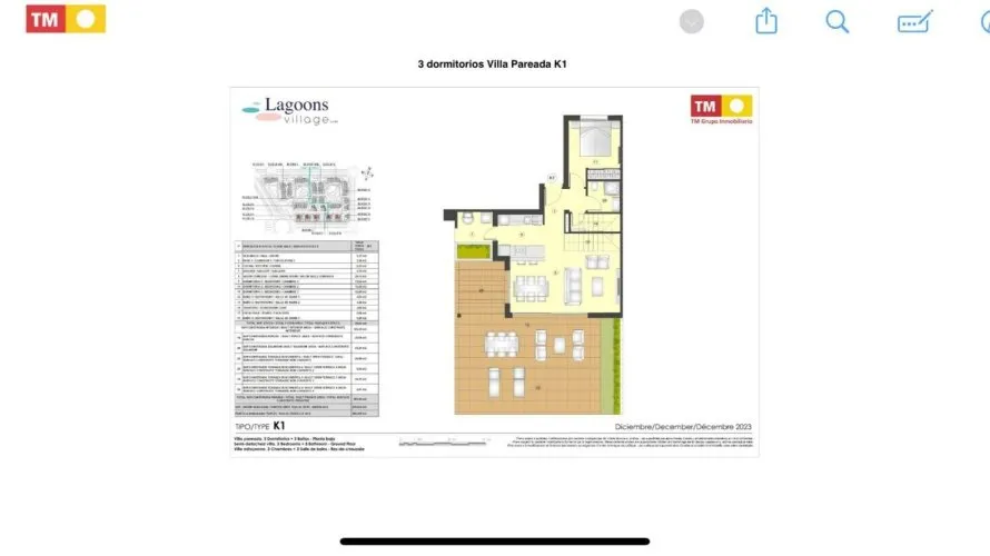 Apartamento de 1 dormitorio en Torrevieja, Spain No. 1390 № 7