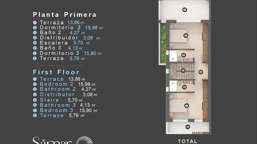 Villa de 3 dormitorios en Alicante, Spain No. 91 № 7