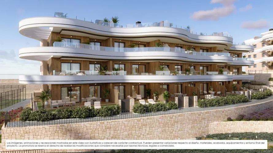 Apartamento de 3 dormitorios en Finestrat, Spain No. 1124