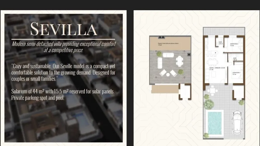 Villa de 2 dormitorios en Fuente Álamo de Murcia, Spain No. 1266 № 3