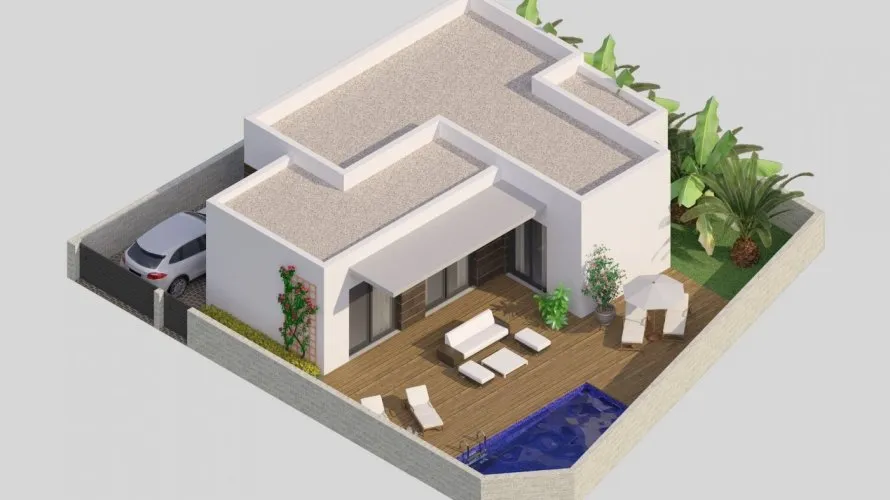 Villa de 2 dormitorios en Benijófar, Spain No. 309