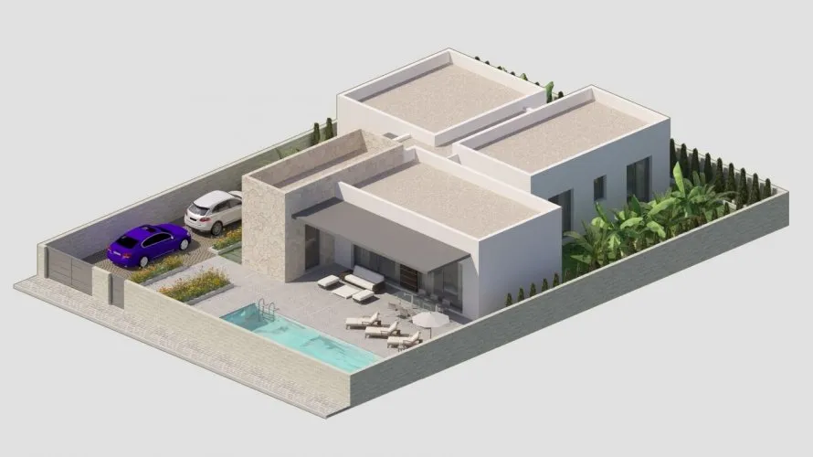 Villa de 3 dormitorios en Benijófar, Spain No. 307 № 1