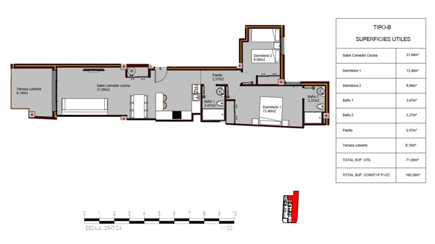 Apartamento de 2 dormitorios en Alegria Residencial XIX Torrevieja, Spain No. 65