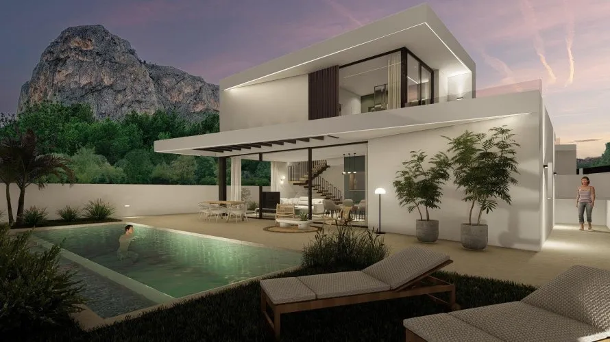 Villa de 3 dormitorios en Polop, Spain No. 696 № 8