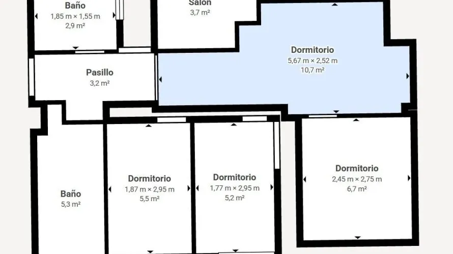 Apartamento de 1 dormitorio en Tavernes de la Valldigna, Spain No. 2240