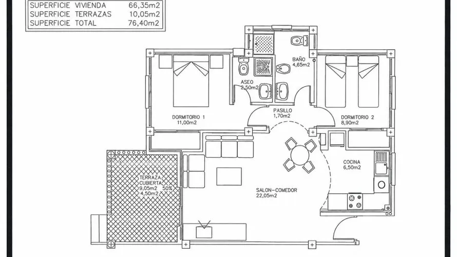 Apartamento de 2 dormitorios en La Zenia, Spain No. 2428 № 17