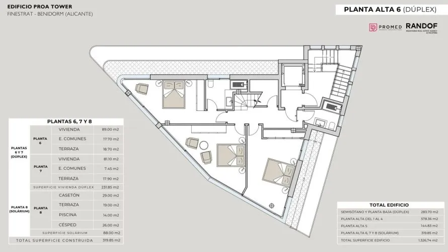 Penthouse de 3 chambres à Finestrat, Spain No. 732 № 14