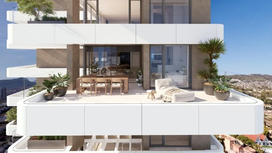 Apartment de 2 chambres à Calpe, Spain No. 667