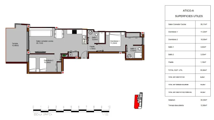 Apartment de 2 chambres à Alegria Residencial XIX Torrevieja, Spain No. 68