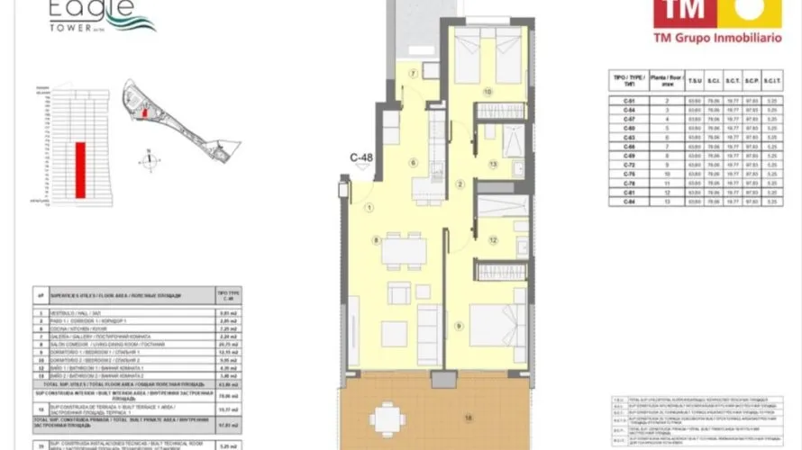 Apartment de 2 chambres à Benidorm, Spain No. 727 № 27