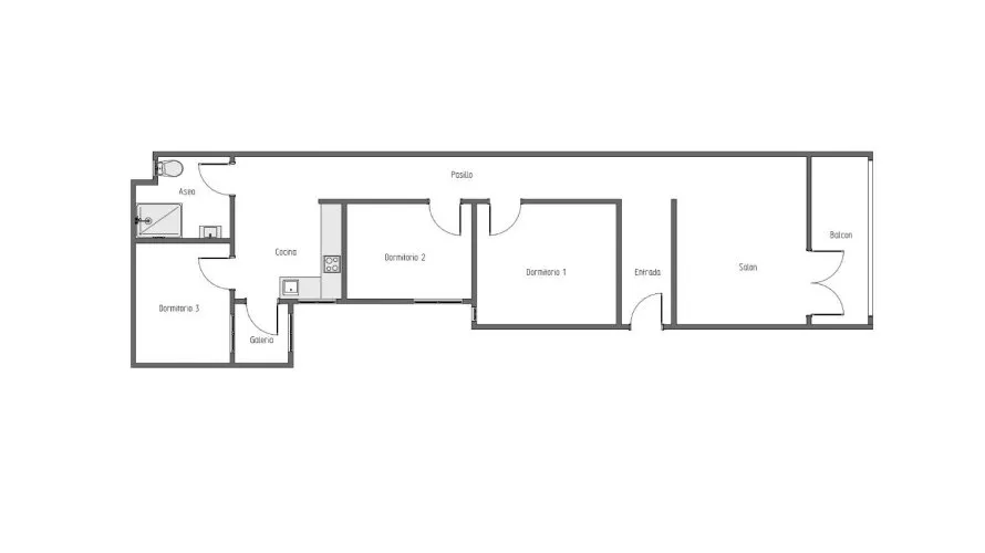 Apartment de 2 chambres à Alicante, Spain No. 2166