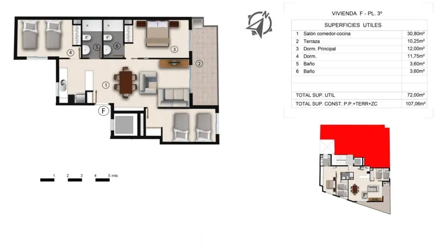 Квартира с 3 спальнями в Alegria Residencial XX, Торревьеха, Испания №72