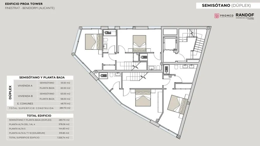 Пентхаус с 3 спальнями в Финестрат, Испания №732 № 10