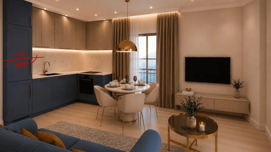 Квартира 36м² в Торревьеха, Испания №2572 № 2