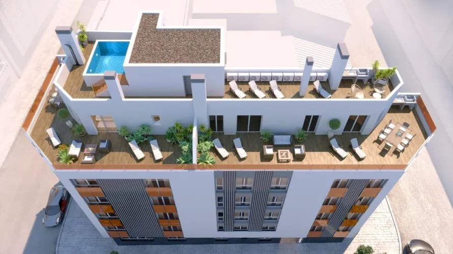 1 bedroom penthouse for sale, Alicante, Spain No. 625 № 8