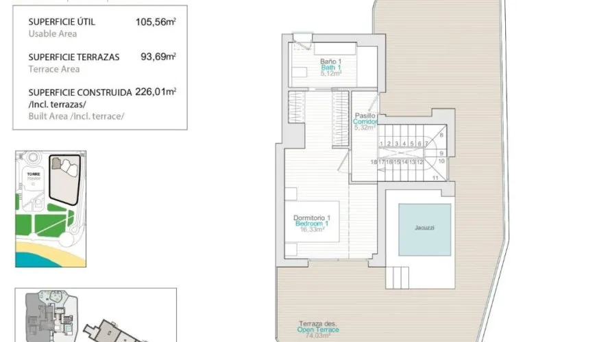 3 bedrooms penthouse for sale, Villajoyosa, Spain No. 862 № 7