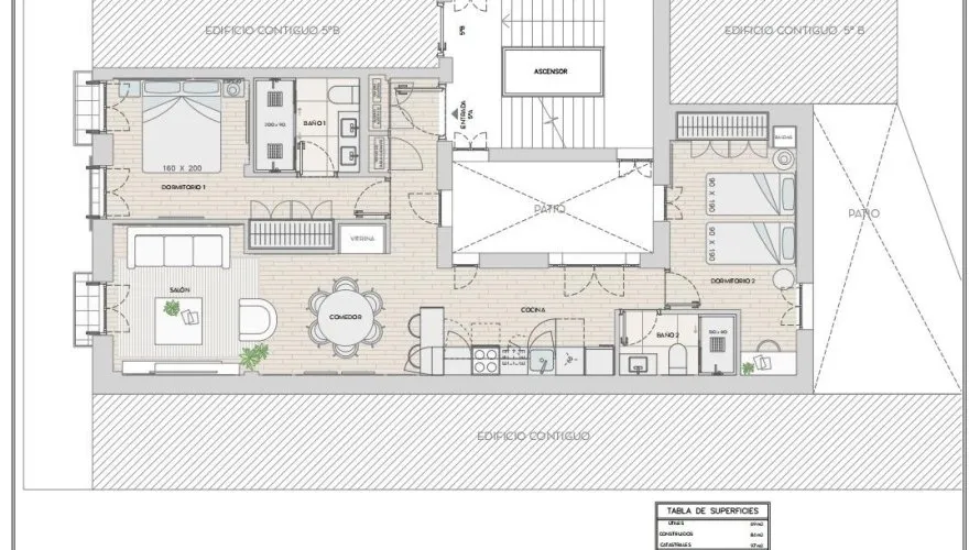 2 bedrooms apartment for sale, Madrid, Spain No. 643 № 15