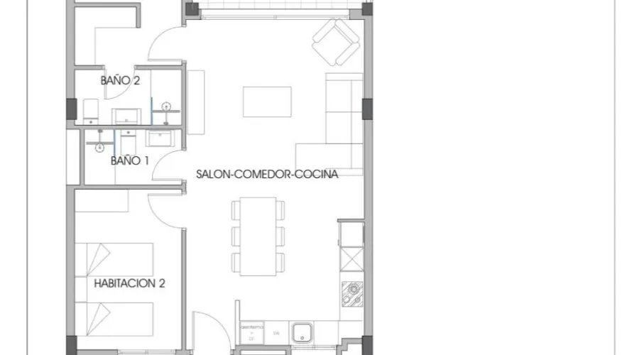 2 bedrooms apartment for sale, Finestrat, Spain No. 715 № 10