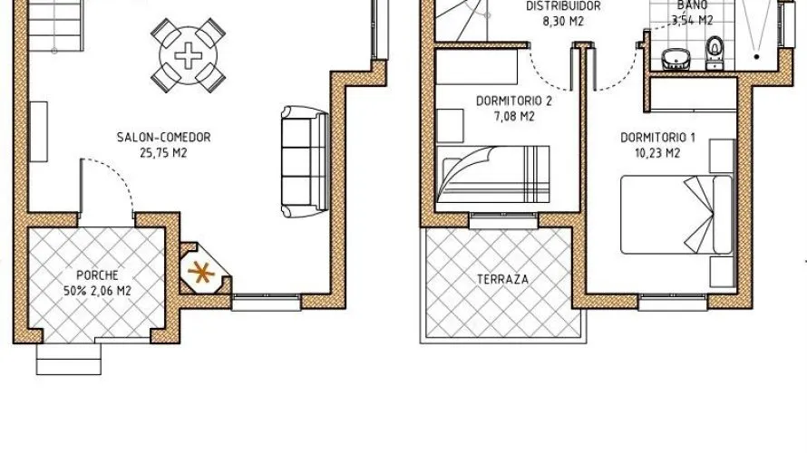 3 bedrooms duplex for sale, La Zenia, Spain No. 2481 № 27